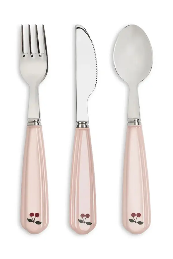 Konges Sløjd Komplet otroškega jedilnega pribora Konges Sløjd KIDS CUTLERY 3-pack