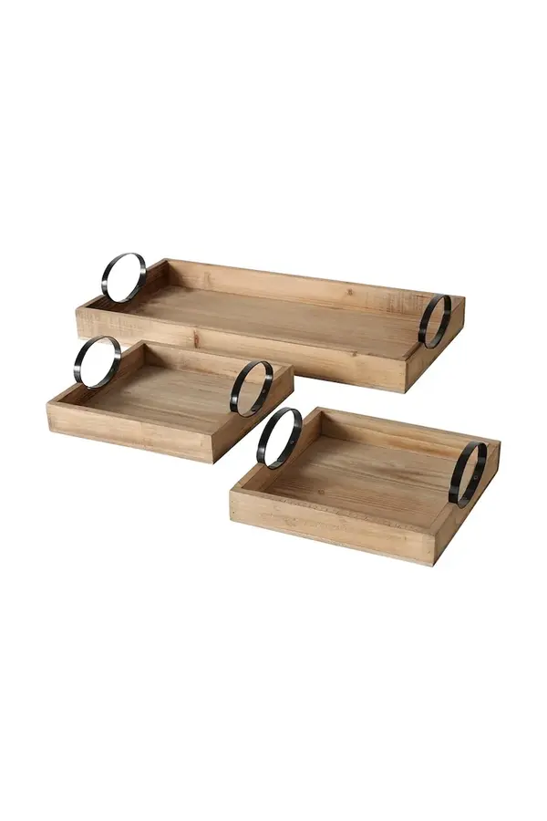 Boltze Komplet pladnjev Boltze Ringo 3-pack