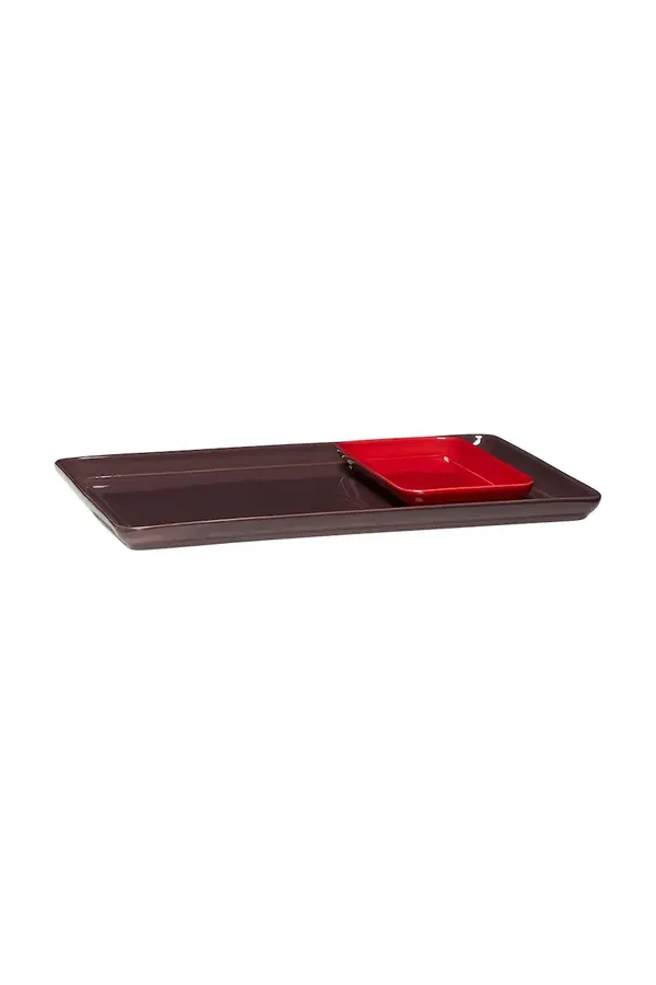 Hübsch Komplet pladnjev Hübsch Amare 20 x 10 / 35 x 26 cm 2-pack