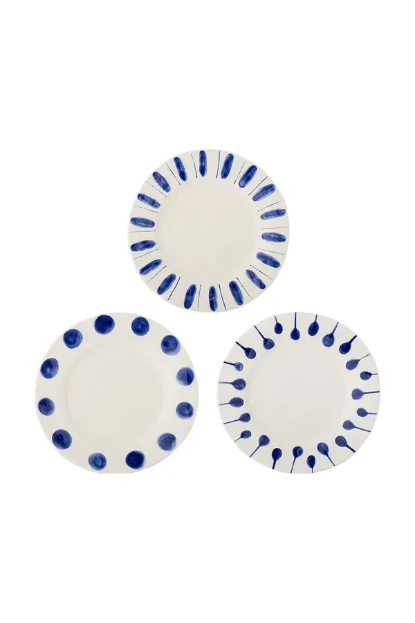 Bloomingville Komplet plitvih krožnikov Bloomingville Linora 28 cm 3-pack