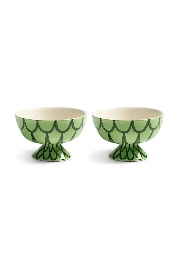 &k amsterdam Komplet posod &k amsterdam sirene green 250 ml 2-pack
