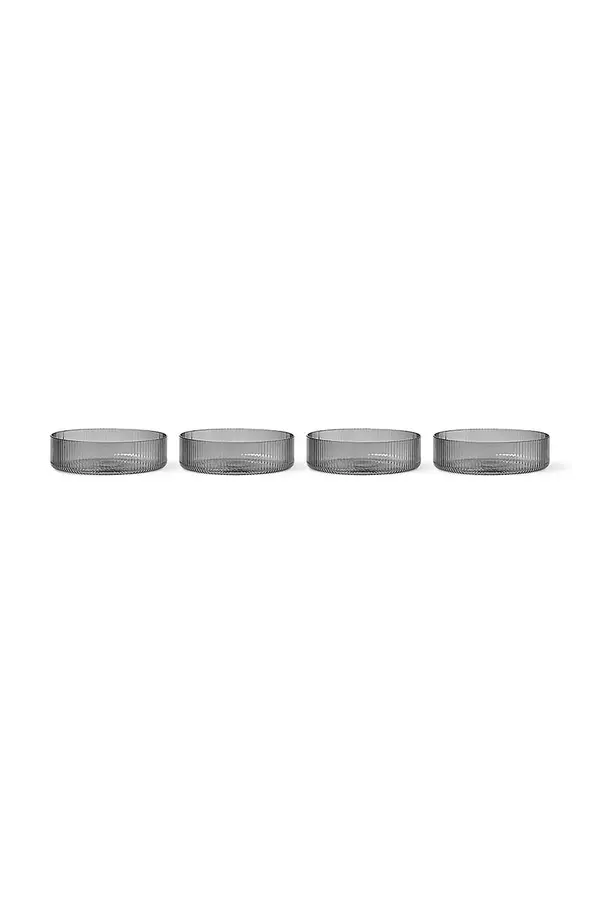 Ferm Living Komplet posod ferm LIVING Ripple Serving Bowls 4-pack