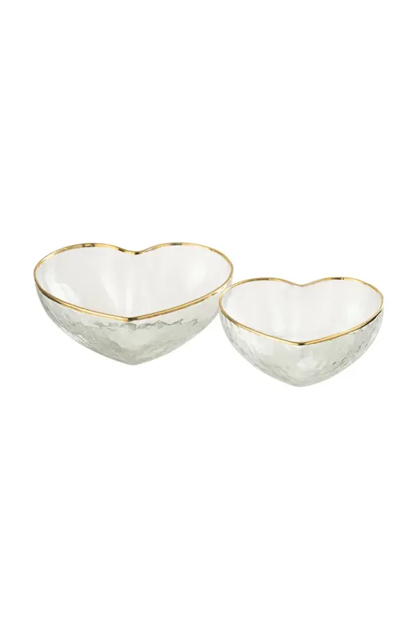 J-Line Komplet posod J-Line Apero 2-pack prozorna barva