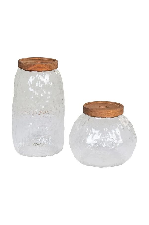 House Nordic Komplet posod za shranjevanje s pokrovi House Nordic Taipei 2-pack prozorna barva