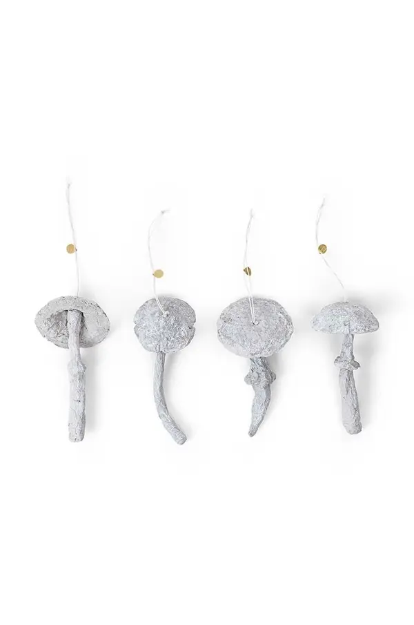 Ferm Living Komplet prazničnih okraskov ferm LIVING Mushroom Ornaments 4-pack