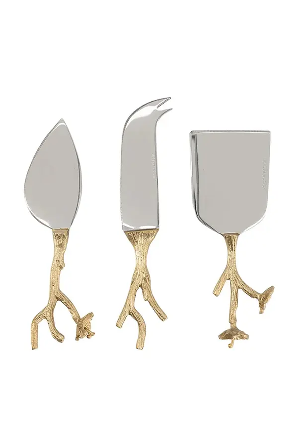 Doing Goods Komplet pribora za sir Doing Goods Ava Blossom Cheese Set 17 x 17 x 4 cm