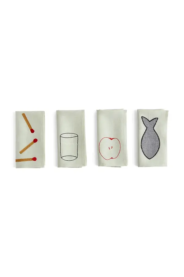 HAY Komplet prtičkov HAY Sobremesa 45 x 45 cm 4-pack