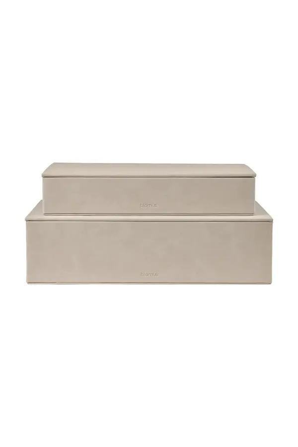 Blomus Komplet škatel za shranjevanje Blomus Sahla 5 × 25 × 7 / 40 × 30 × 11 cm 2-pack