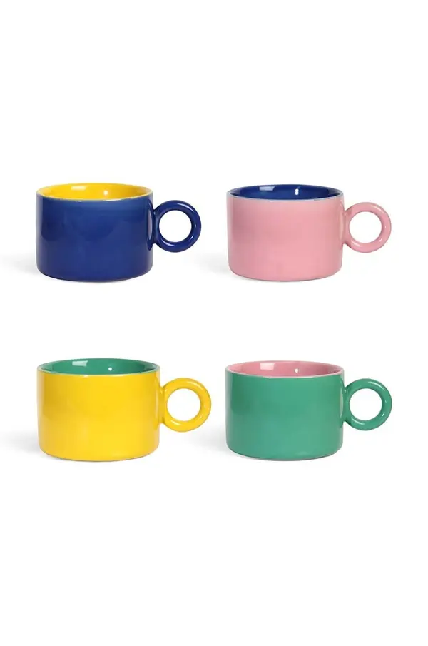 &k amsterdam Komplet skodelic &k amsterdam Mug Chiquito 200 ml 4-pack