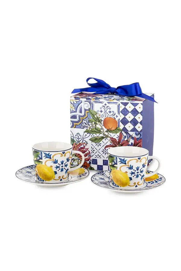 Komplet skodelic in krožnikov za 2 osebi. home & lifestyle 220 ml Komplet skodelic in krožnikov za 2 osebi. home & lifestyle 220 ml