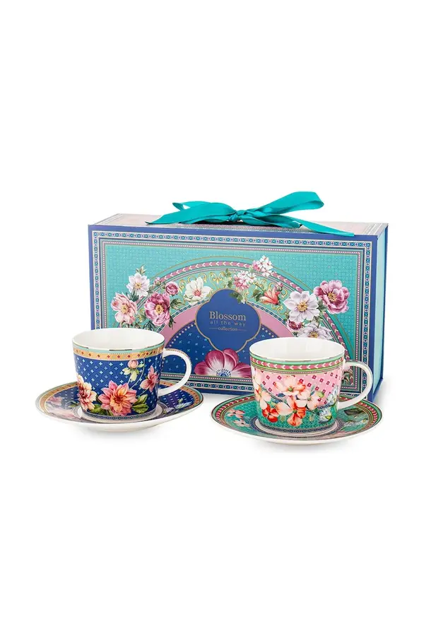 Komplet skodelic in krožnikov za 2 osebi. home & lifestyle 220 ml Komplet skodelic in krožnikov za 2 osebi. home & lifestyle 220 ml