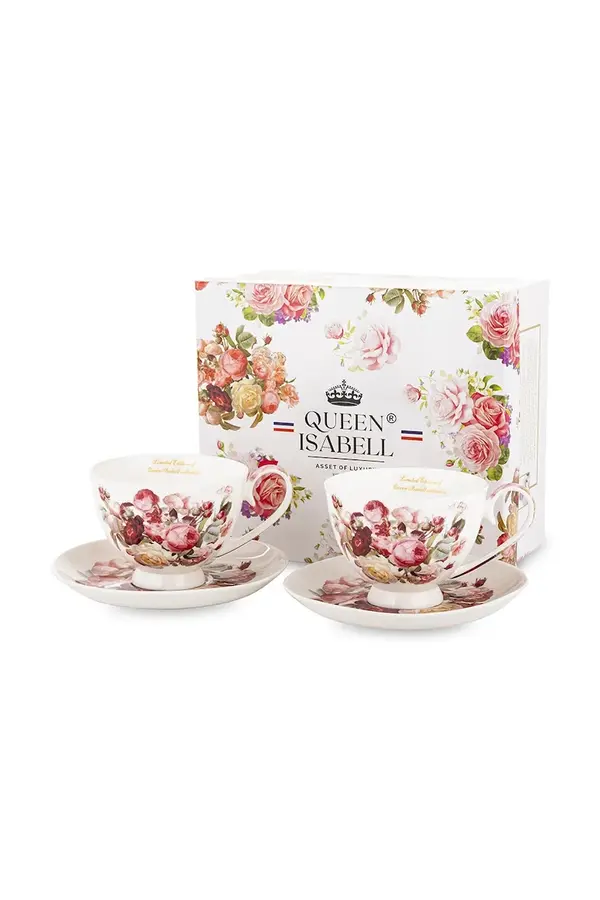 Komplet skodelic in krožnikov za 2 osebi. home & lifestyle 250 ml Komplet skodelic in krožnikov za 2 osebi. home & lifestyle 250 ml