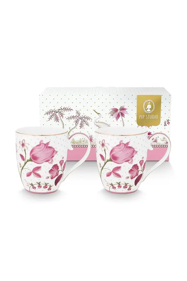 Pip Studio Komplet skodelic Pip Studio Jolie Tulip 450 ml 2-pack
