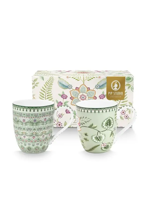 Pip Studio Komplet skodelic Pip Studio Lily&Lotus 450 ml 2-pack