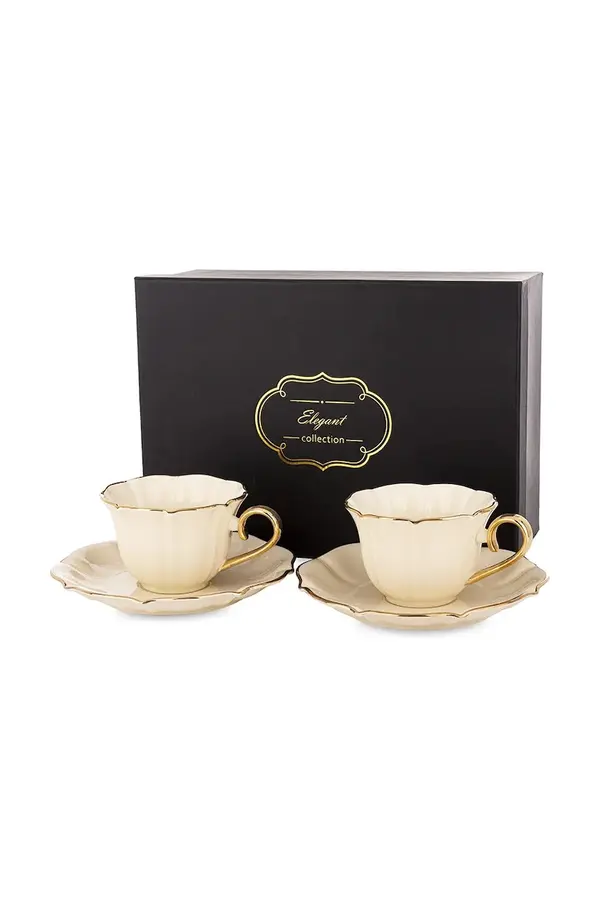 Komplet skodelic s podstavkom iz porcelana 6,5 x 10 x 12,5 cm Komplet skodelic s podstavkom iz porcelana 6,5 x 10 x 12,5 cm