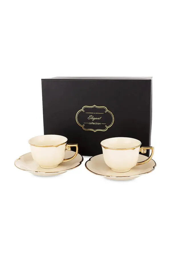 Komplet skodelic s podstavkom iz porcelana 6,5 x 9 x 12 cm Komplet skodelic s podstavkom iz porcelana 6,5 x 9 x 12 cm