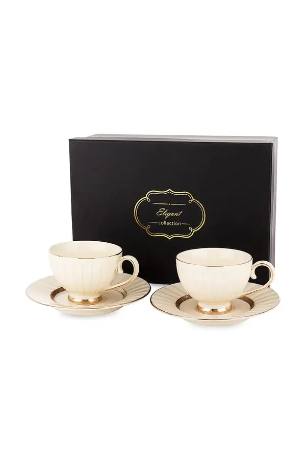 Komplet skodelic s podstavkom iz porcelana 7 x 9,5 x 12,5 cm Komplet skodelic s podstavkom iz porcelana 7 x 9,5 x 12,5 cm