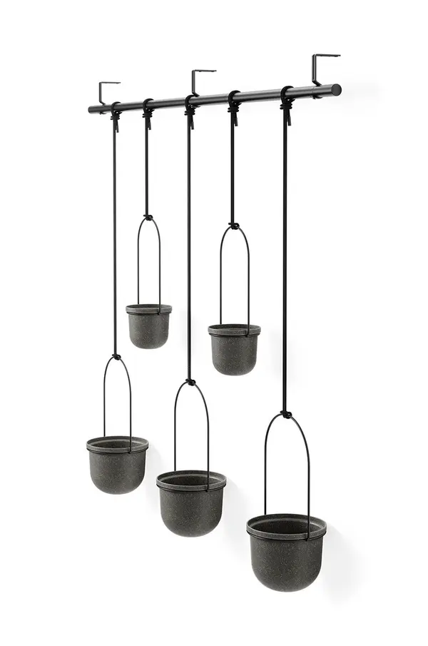 Umbra Komplet stenskih cvetličnih loncev Umbra 2 x O10 cm / 3 x O15 cm