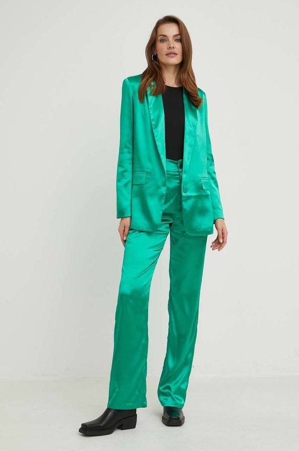 Answear Lab Komplet - suknjič in krilo Answear Lab ženski, zelena barva