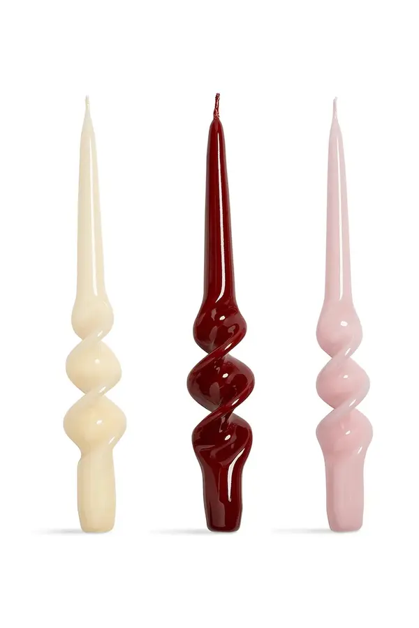 &k amsterdam Komplet sveč &k amsterdam alpha reds set 3-pack