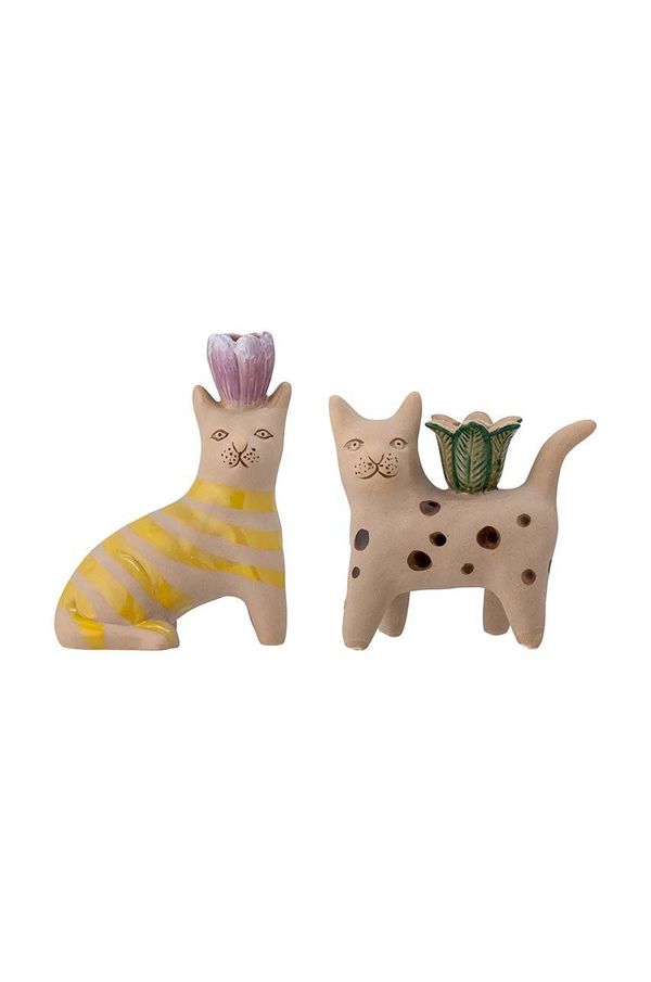 Bloomingville Komplet svečnikov Bloomingville Mamie 2-pack