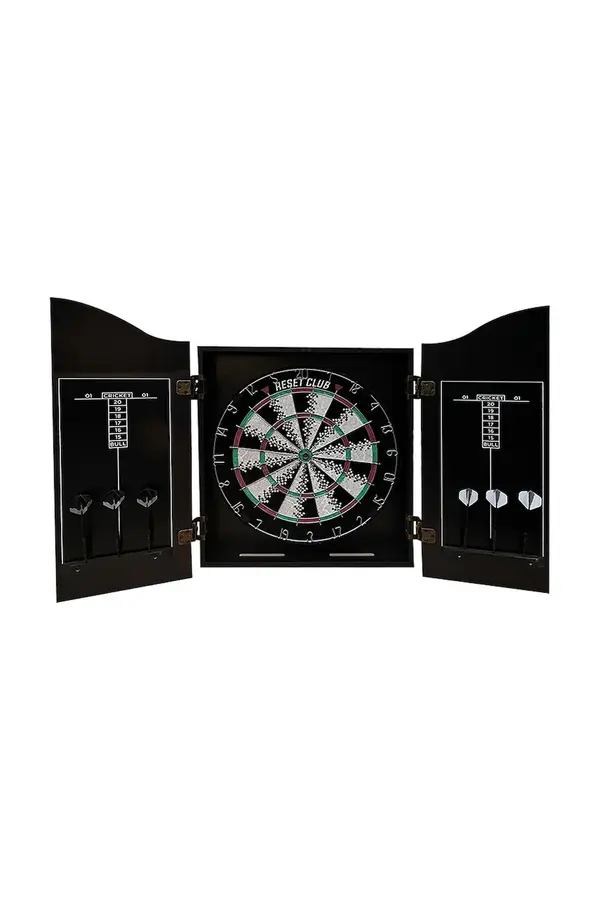Reset Club Komplet: tarča in puščice Reset Club Wood Cabinet 45 cm