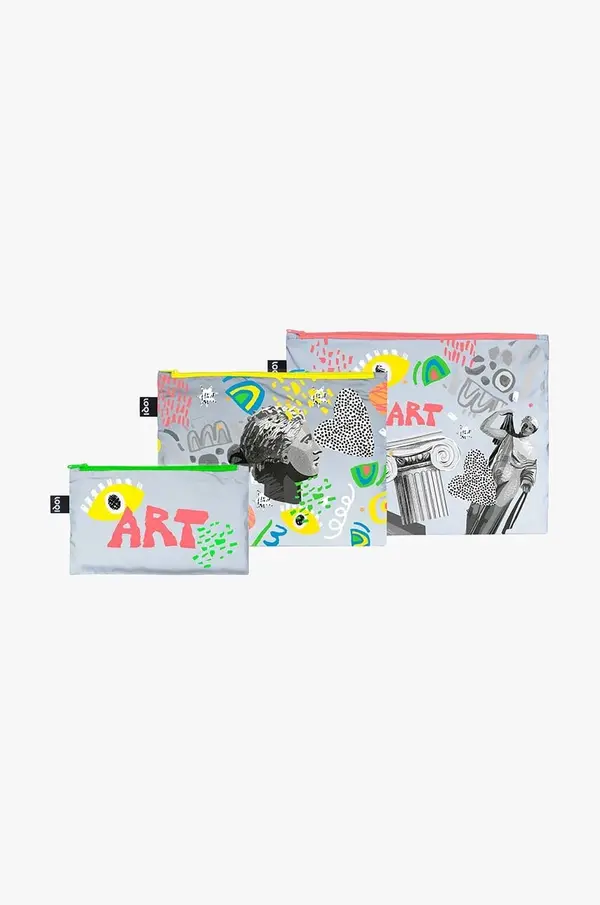 LOQI Komplet vrečk LOQI CLASSIC ART 3-pack