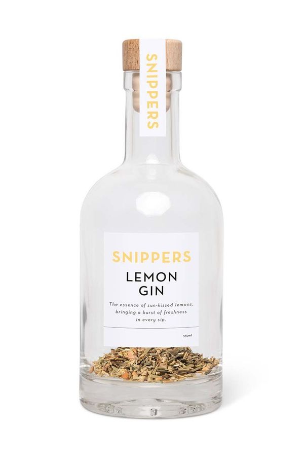 Snippers Komplet za aromatiziranje alkohola Snippers Botanicals Lemon Gin, 350 ml