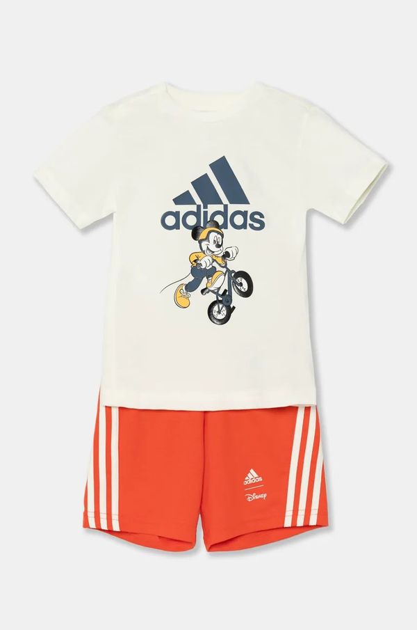 adidas Komplet za dojenčka adidas I DY MM T SET rdeča barva, JG1255