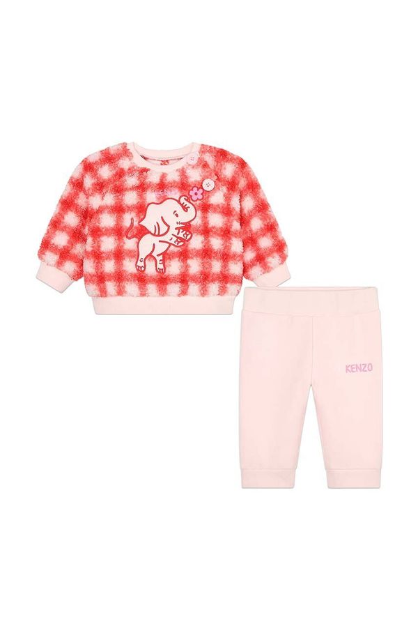 Kenzo kids Komplet za dojenčka Kenzo Kids rdeča barva