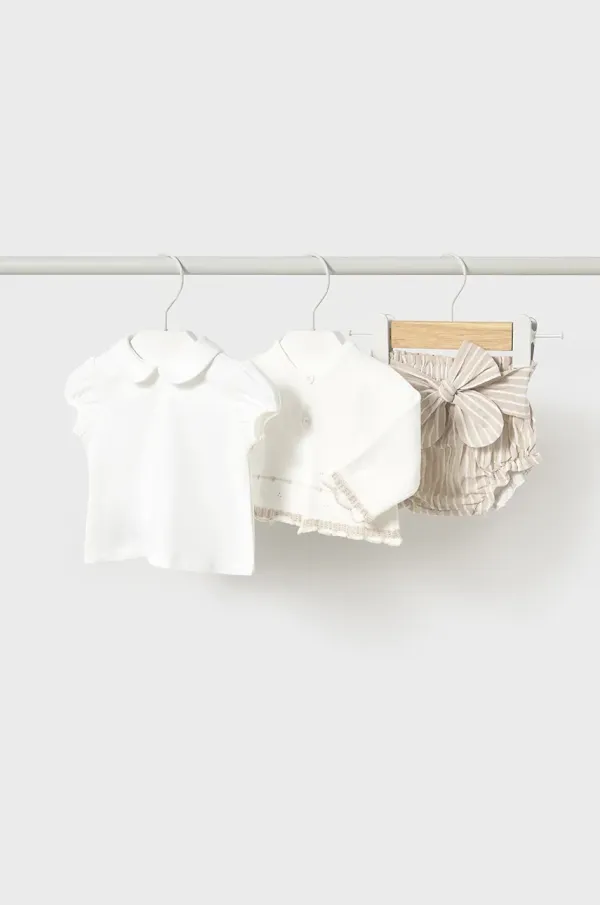 Mayoral Newborn Komplet za dojenčka Mayoral Newborn bež barva, 1254