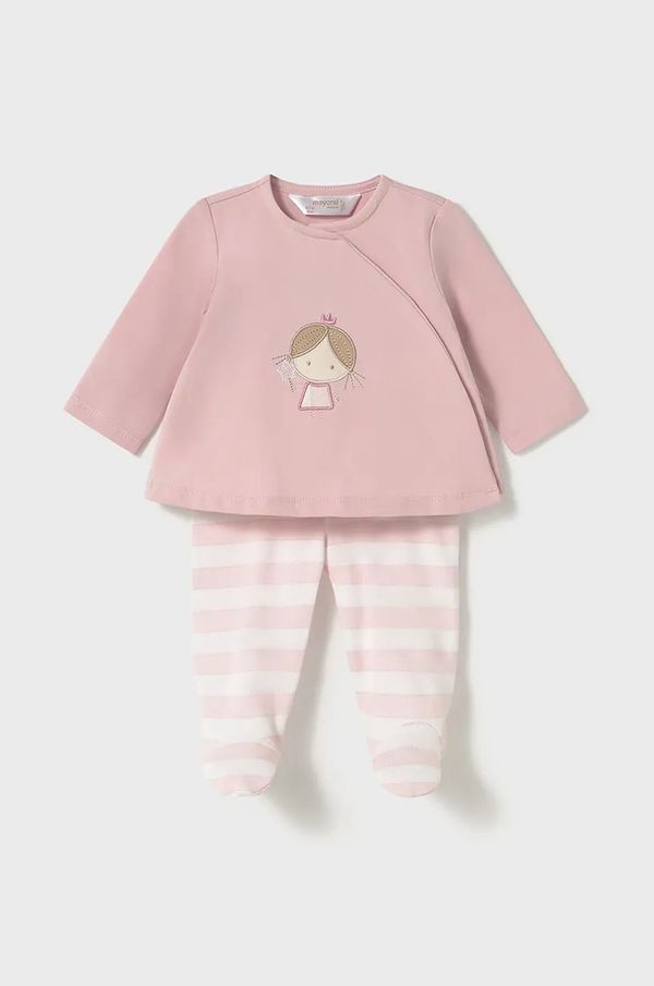 Mayoral Newborn Komplet za dojenčka Mayoral Newborn roza barva, 1588