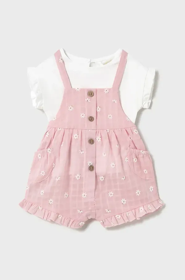 Mayoral Newborn Komplet za dojenčka Mayoral Newborn roza barva, 1662