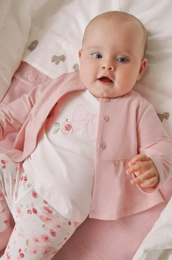 Mayoral Newborn Komplet za dojenčka Mayoral Newborn roza barva, 1761