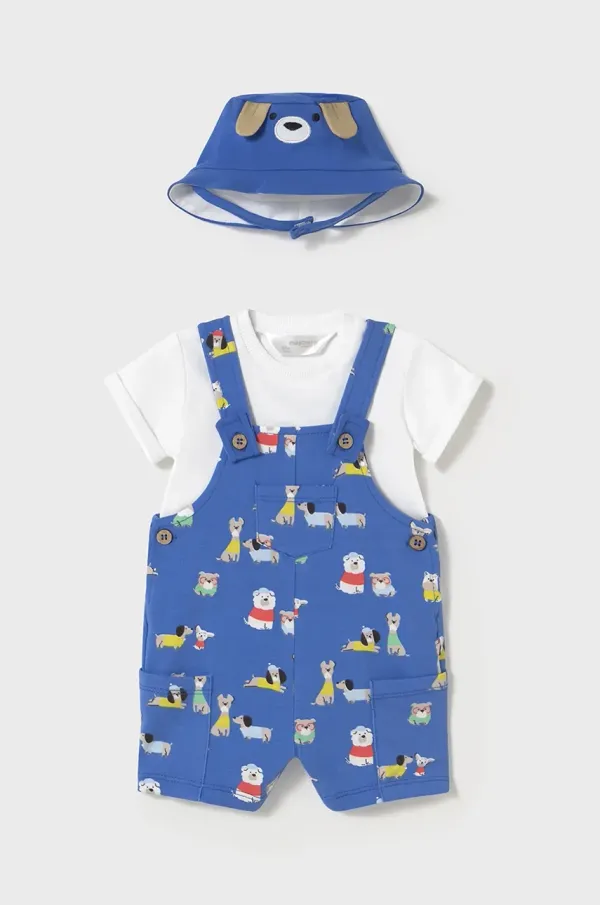 Mayoral Newborn Komplet za dojenčka Mayoral Newborn turkizna barva, 1624