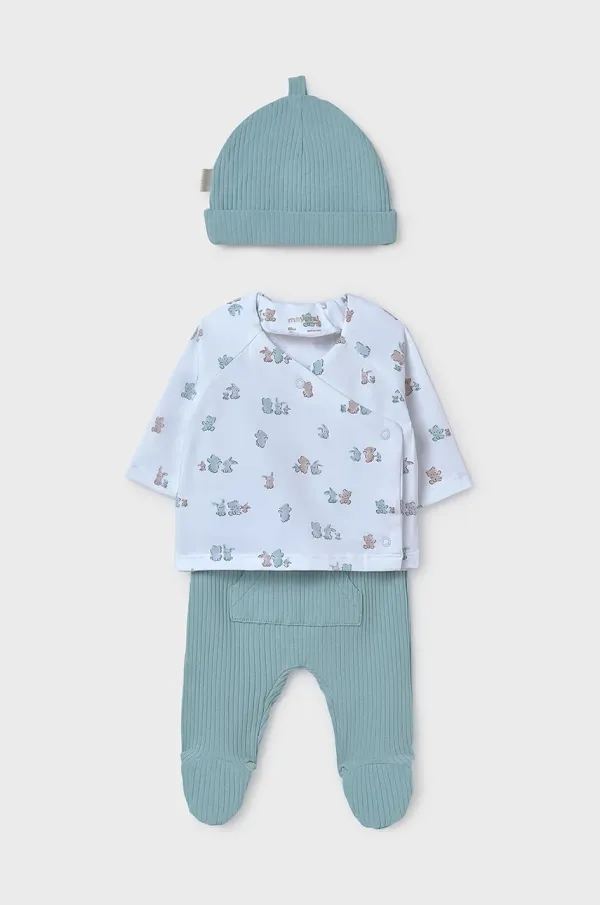 Mayoral Newborn Komplet za dojenčka Mayoral Newborn turkizna barva, 9906