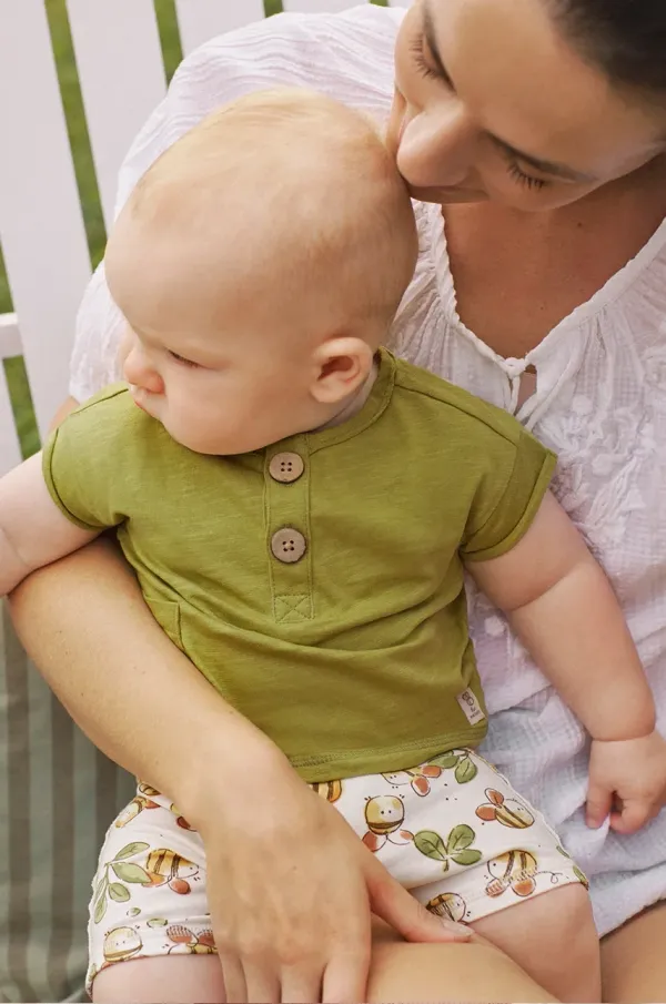 Mayoral Newborn Komplet za dojenčka Mayoral Newborn zelena barva, 1611