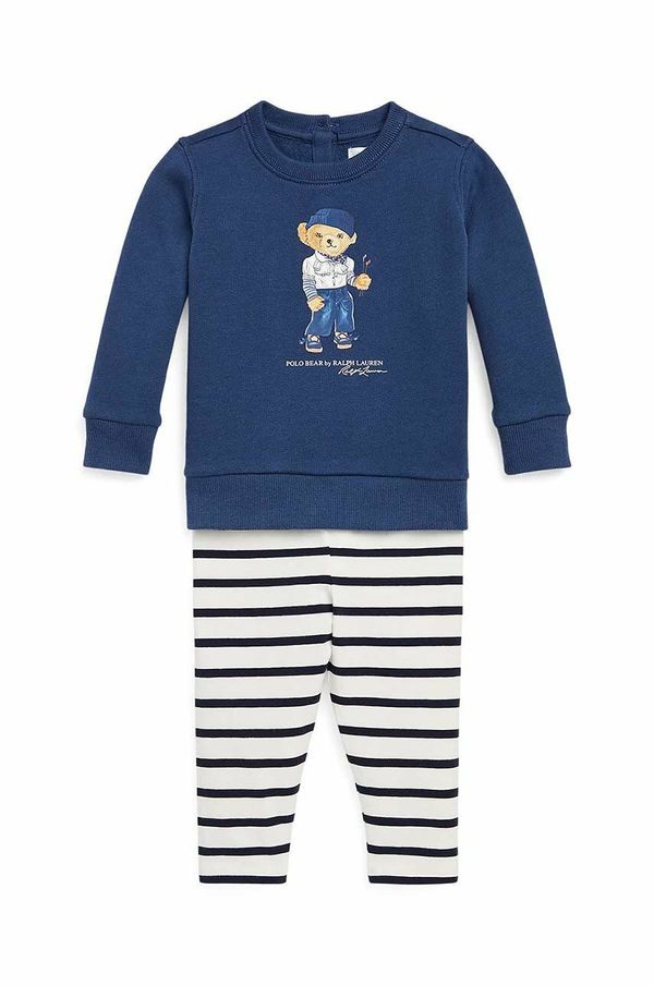 Polo Ralph Lauren Komplet za dojenčka Polo Ralph Lauren mornarsko modra barva