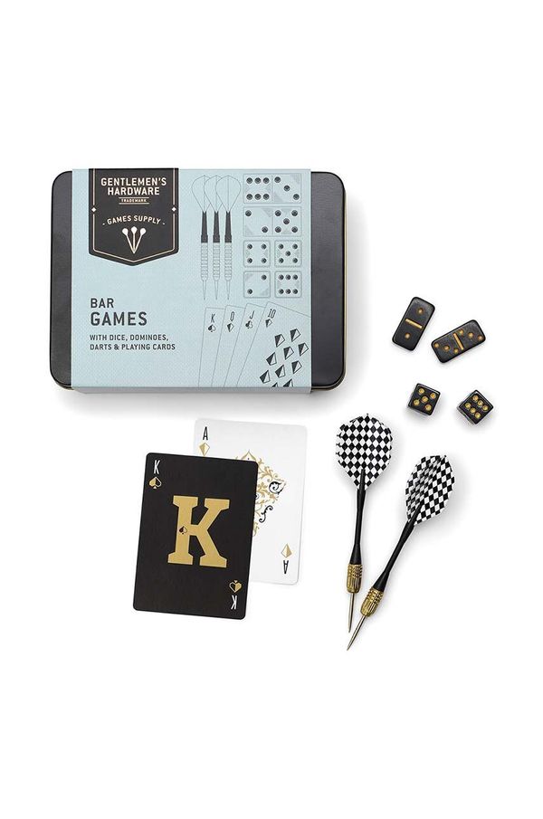 Gentlemen's Hardware Komplet za igro v pločevinki Gentlemen's Hardware Bar Games in Tin