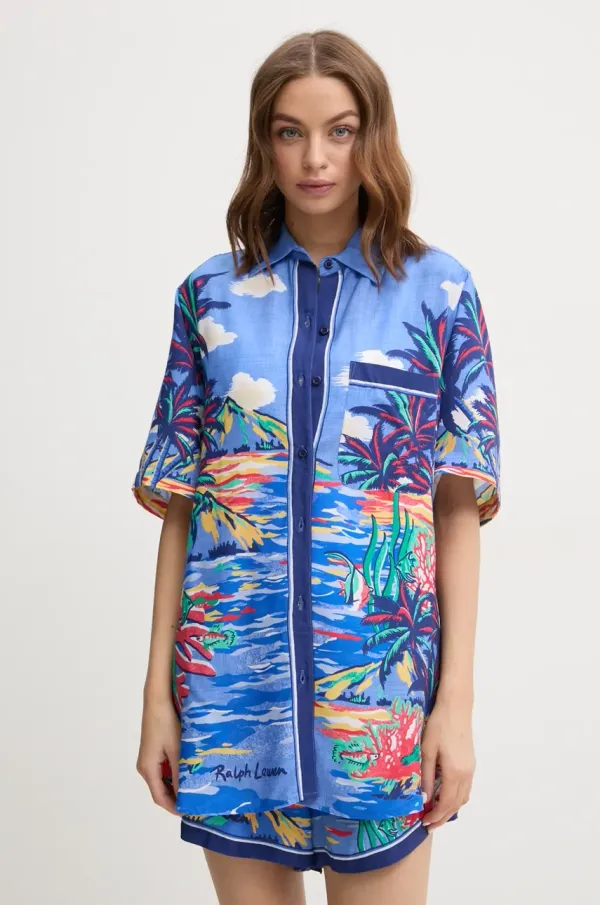 Polo Ralph Lauren Komplet za na plažo Polo Ralph Lauren vijolična barva, 21595383