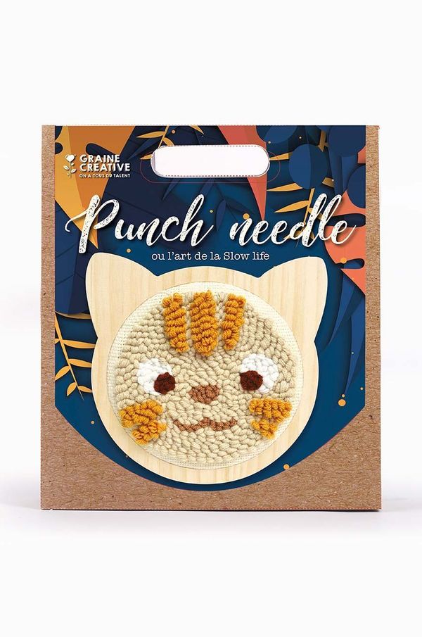 Graine Creative Komplet za vezenje Graine Creative Cat Punch Needle Kit