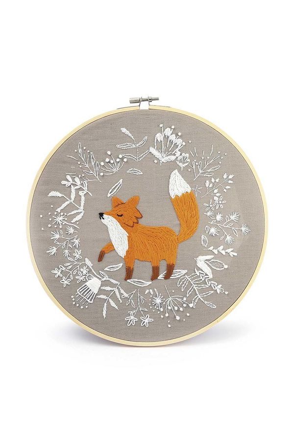 Graine Creative Komplet za vezenje Graine Creative fox embroidery diy kit