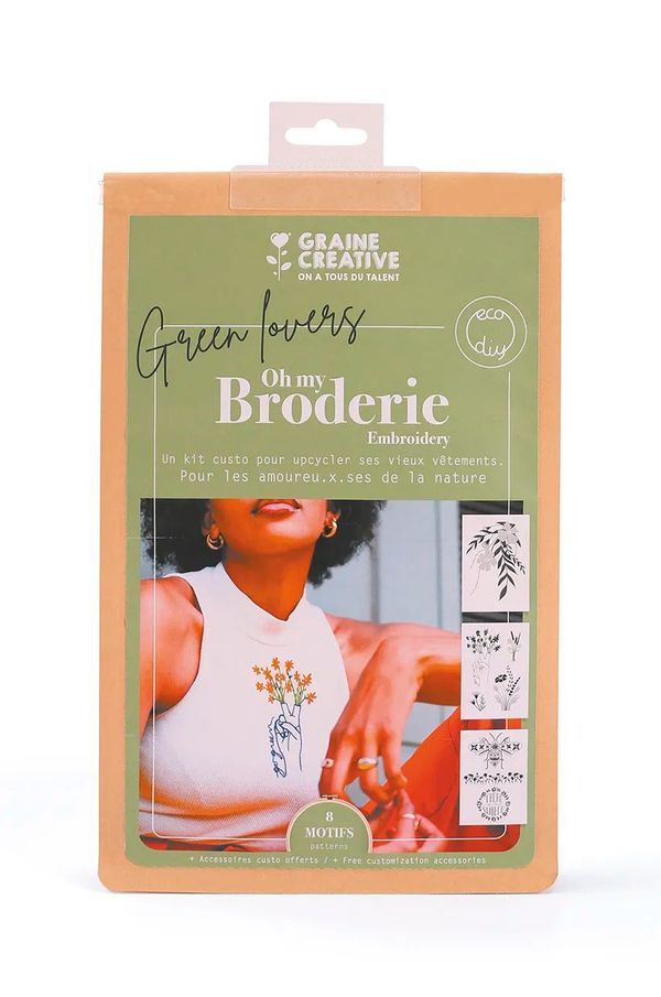 Graine Creative Komplet za vezenje Graine Creative Green Lovers