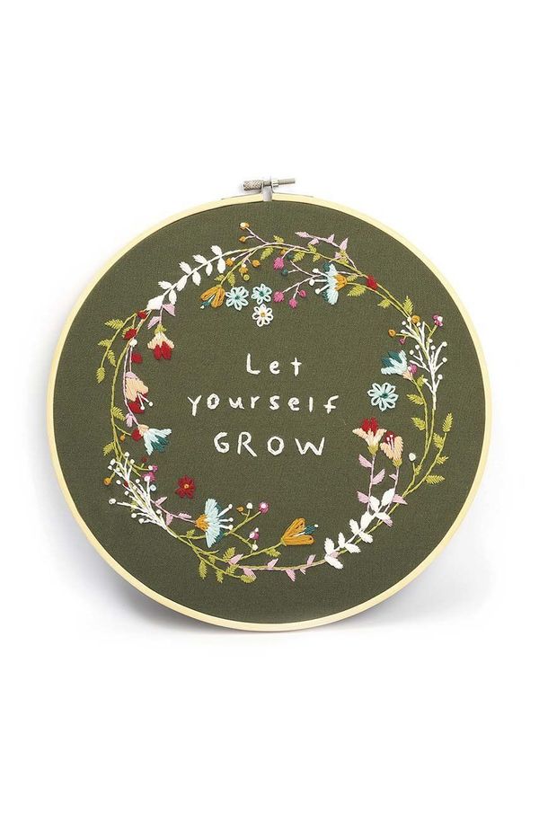 Graine Creative Komplet za vezenje Graine Creative vegetal embroidery diy kit