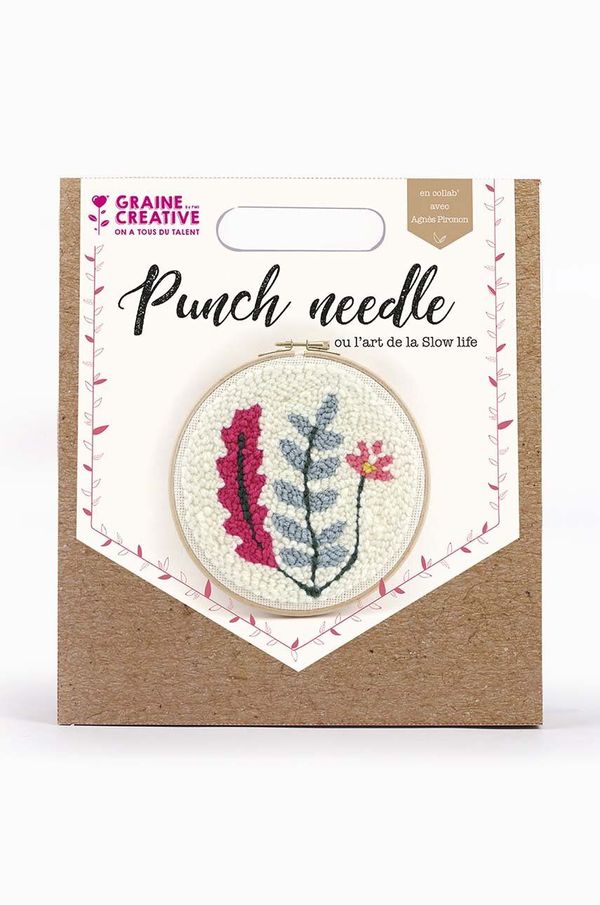 Graine Creative Komplet za vezenje Graine Creative Vegetal Punch Needle Kit