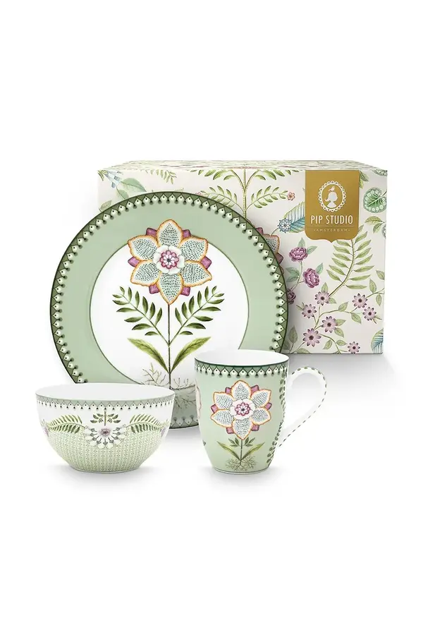 Pip Studio Komplet za zajtrk Pip Studio Lily&Lotus 350 ml 3-pack