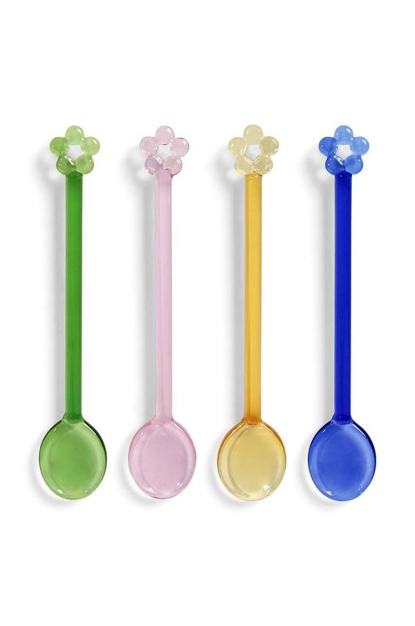 &k amsterdam Komplet žličk &k amsterdam Spoon Daisy 4-pack