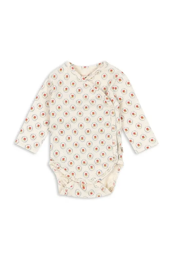 Konges Sløjd Konges Sløjd Body za dojenčka Konges Sløjd BASIC LS NEWBORN BODY GOTS
