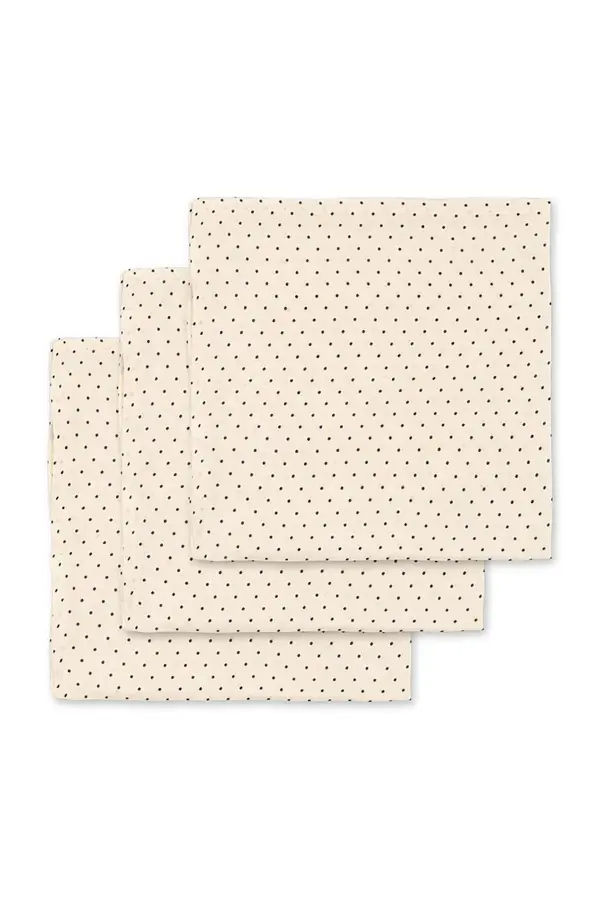 Konges Sløjd Konges Sløjd Bombažne tetra plenice za dojenčka Konges Sløjd MUSLIN CLOTH GOTS 3-pack