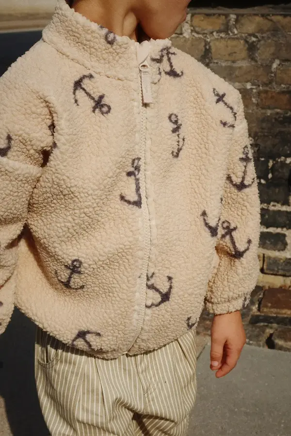 Konges Sløjd Konges Sløjd flis pulover otroški JODY TEDDY JACKET GRS